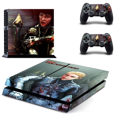 Wolfenstein Youngblood skin sticker for playstation 4 console and two controllers