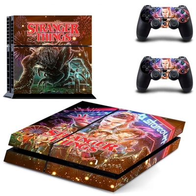 Stranger Things skin sticker for playstation 4 console and.. Stranger Things skin sticker for playstation 4 console and..