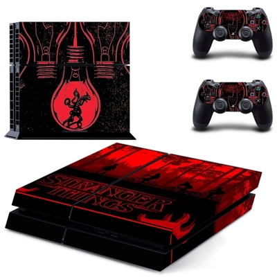 Stranger Things skin sticker for playstation 4 console and..