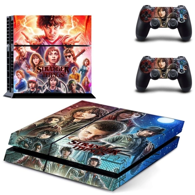 Stranger Things skin sticker for playstation 4 console and.. Stranger Things skin sticker for playstation 4 console and..
