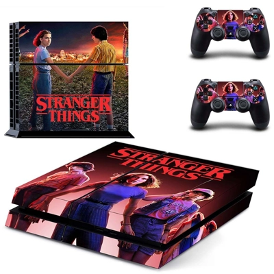 Stranger Things skin sticker for playstation 4 console and.. Stranger Things skin sticker for playstation 4 console and..