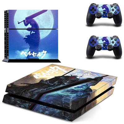 Berserk skin sticker for playstation 4 console and two controllers