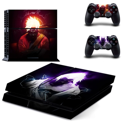 Naruto skin sticker for playstation 4 console and two cont.. Naruto skin sticker for playstation 4 console and two cont..