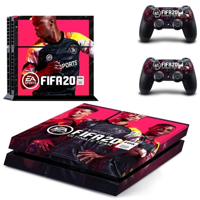 FIFA 20 skin sticker for playstation 4 console and two con..