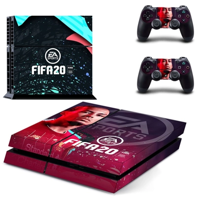 FIFA 20 skin sticker for playstation 4 console and two con.. FIFA 20 skin sticker for playstation 4 console and two con..