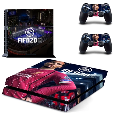 FIFA 20 skin sticker for playstation 4 console and two con..