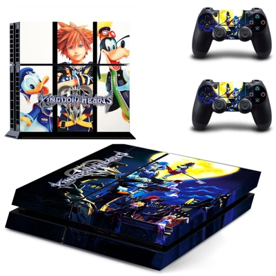 Kingdom Hearts 3 skin sticker for playstation 4 console an.. Kingdom Hearts 3 skin sticker for playstation 4 console an..