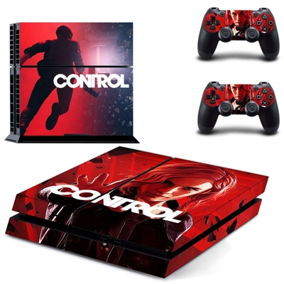 Control skin sticker for playstation 4 console and two con..