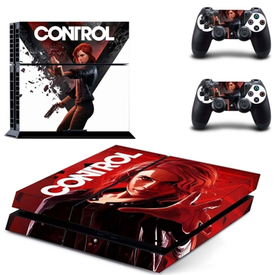 Control skin sticker for playstation 4 console and two controllers