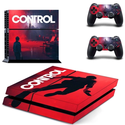 Control skin sticker for playstation 4 console and two con..