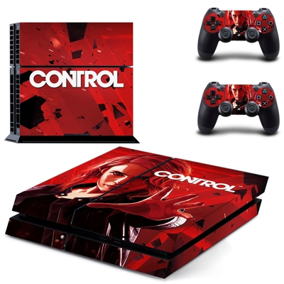 Control skin sticker for playstation 4 console and two con..