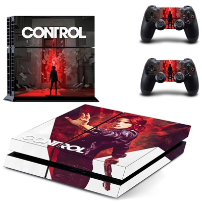 Control skin sticker for playstation 4 console and two con..