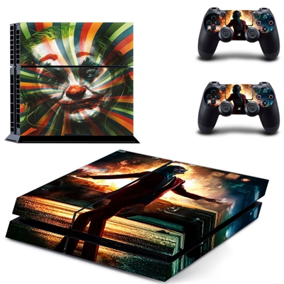 Joker skin sticker for playstation 4 console and two controllers