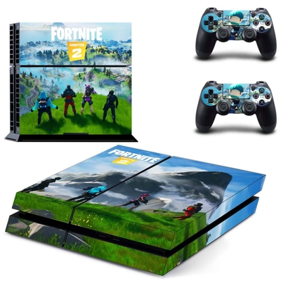 Fortnite skin sticker for playstation 4 console and two co.. Fortnite skin sticker for playstation 4 console and two co..