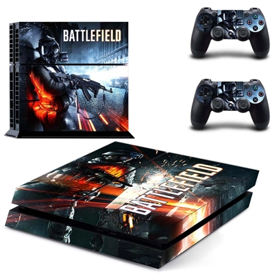 Battlefield skin sticker for playstation 4 console and two.. Battlefield skin sticker for playstation 4 console and two..