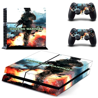 Modern Warfare 2 skin sticker for playstation 4 console and two controllers
