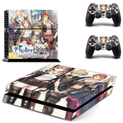 Atelier Ryza skin sticker for playstation 4 console and two controllers