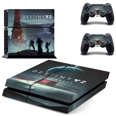 Destiny 2 Shadowkeep skin sticker for playstation 4 console and two controllers
