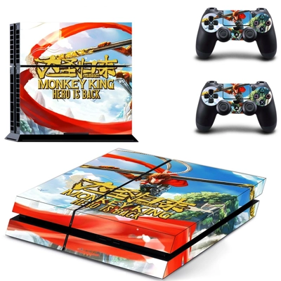 Monkey King Hero is Back skin sticker for playstation 4 console and two controllers