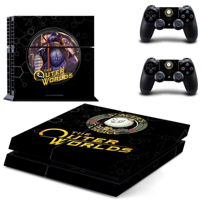 The Outer Worlds skin sticker for playstation 4 console an..