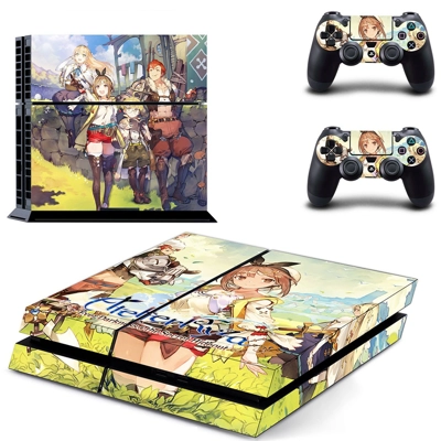 Atelier Ryza skin sticker for playstation 4 console and tw.. Atelier Ryza skin sticker for playstation 4 console and tw..