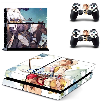 Atelier Ryza skin sticker for playstation 4 console and tw.. Atelier Ryza skin sticker for playstation 4 console and tw..