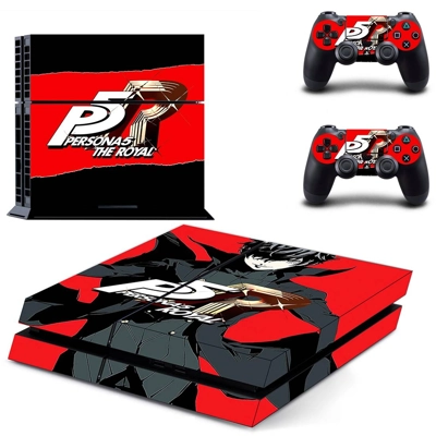 Persona 5 Royal skin sticker for playstation 4 console and two controllers