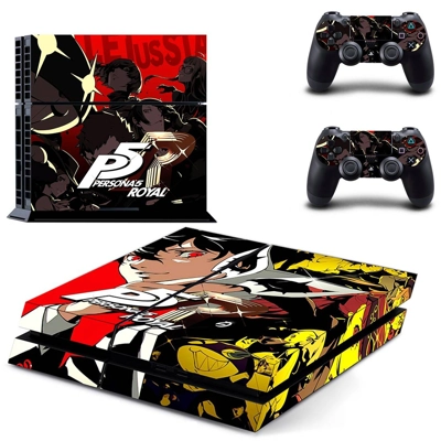 Persona 5 Royal skin sticker for playstation 4 console and two controllers