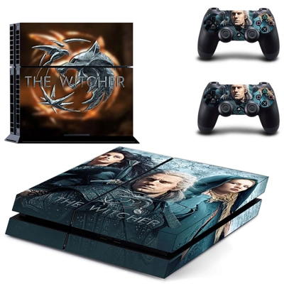 The Wicther skin sticker for playstation 4 console and two.. The Wicther skin sticker for playstation 4 console and two..