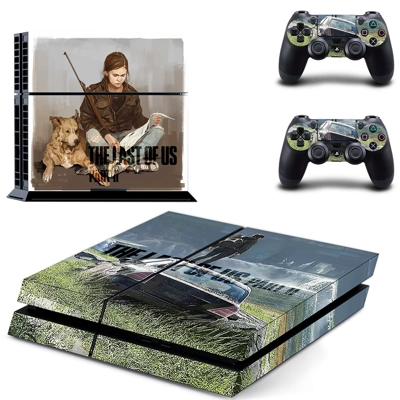 The Last of Us 2 skin sticker for playstation 4 console and two controllers