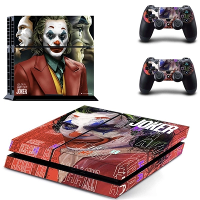 The Joker skin sticker for playstation 4 console and two controllers