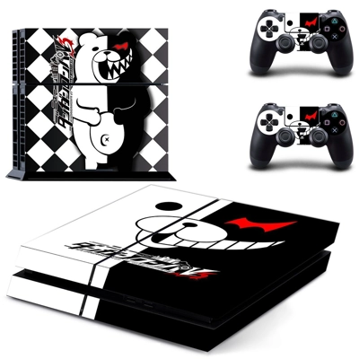 Monokuma Danganronpa skin sticker for playstation 4 consol.. Monokuma Danganronpa skin sticker for playstation 4 consol..