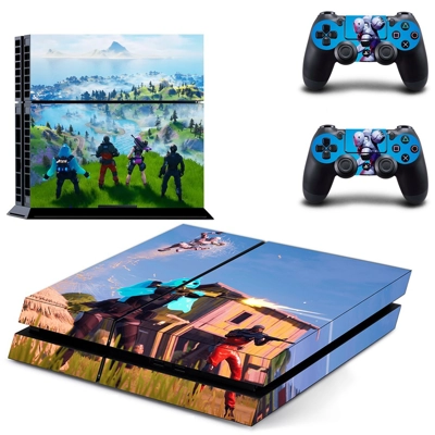Fortnite skin sticker for playstation 4 console and two co.. Fortnite skin sticker for playstation 4 console and two co..