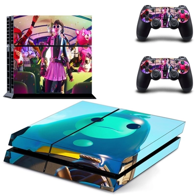 Fortnite skin sticker for playstation 4 console and two co..