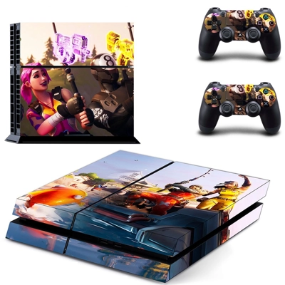 Fortnite skin sticker for playstation 4 console and two co.. Fortnite skin sticker for playstation 4 console and two co..