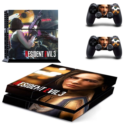 Resident Evil 3 skin sticker for playstation 4 console and.. Resident Evil 3 skin sticker for playstation 4 console and..