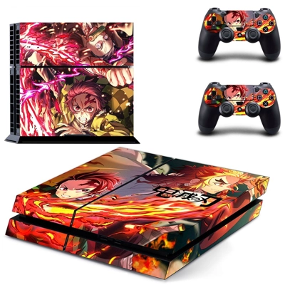 Demon Slayer skin sticker for playstation 4 console and tw.. Demon Slayer skin sticker for playstation 4 console and tw..