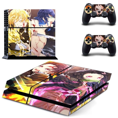 Demon Slayer skin sticker for playstation 4 console and tw.. Demon Slayer skin sticker for playstation 4 console and tw..