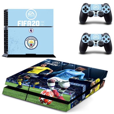 FIFA 20 skin sticker for playstation 4 console and two controllers