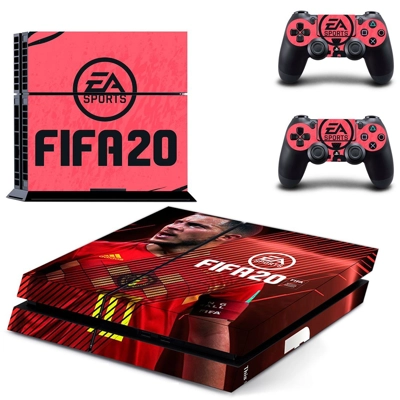 FIFA 20 skin sticker for playstation 4 console and two con..