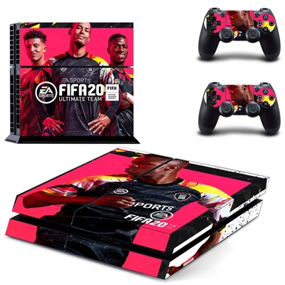 FIFA 20 skin sticker for playstation 4 console and two con..