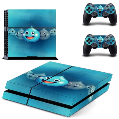Dragon Quest 8 slimy smiley skin sticker for playstation 4.. Dragon Quest 8 slimy smiley skin sticker for playstation 4..