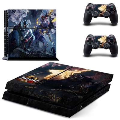 Nioh 2 skin sticker for playstation 4 console and two cont..