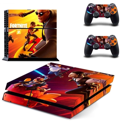 Fortnite 2 skin sticker for playstation 4 console and two .. Fortnite 2 skin sticker for playstation 4 console and two ..