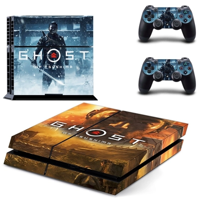 Ghost of Tsushima skin sticker for playstation 4 console a..