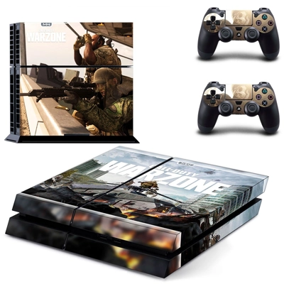 COD Warzone skin sticker for playstation 4 console and two.. COD Warzone skin sticker for playstation 4 console and two..