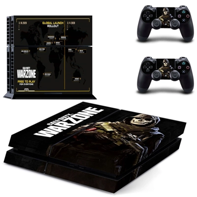 COD Warzone skin sticker for playstation 4 console and two.. COD Warzone skin sticker for playstation 4 console and two..
