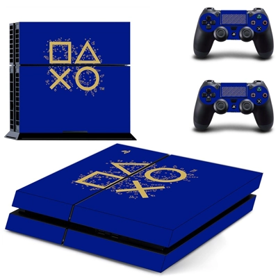 Classic skin sticker for playstation 4 console and two con.. Classic skin sticker for playstation 4 console and two con..