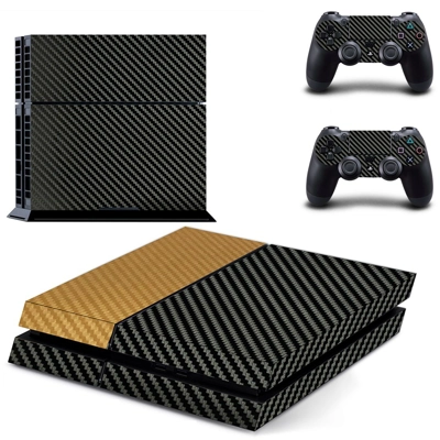 Carbon texture skin sticker for playstation 4 console and .. Carbon texture skin sticker for playstation 4 console and ..