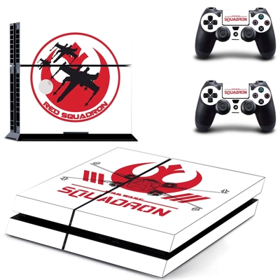Star Wars Squadrons skin sticker for playstation 4 console and two controllers